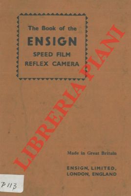 The book of Ensign speed film reflex camera.