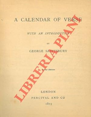 A calendar of verse.