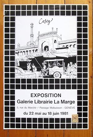 Affiche d'exposition la Marge, Genève 1981