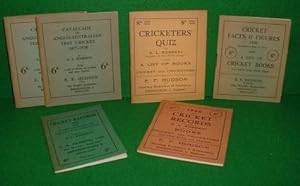 CRICKET RECORD 1939,1940, CRICKET FACTS AND FIGURES 1936, CRICKETER'S QUIZ, CAVALCADE OF ANGO-AUS...