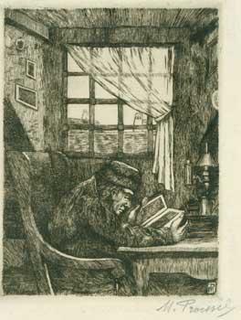 Portrait of a 19th Century Man Reading