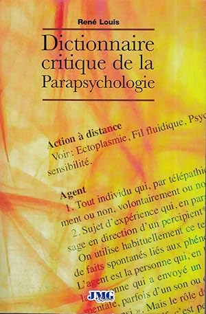 dictionnaire critique de la parapsychologie