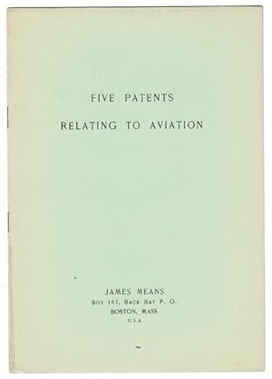 Five patents relating to aviation