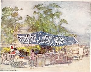Original Print "After the Festival" from Japan a Record in Colour
