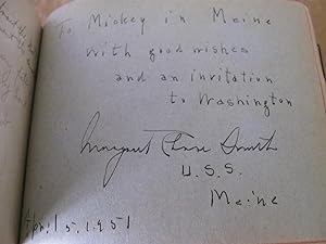 Autographs: Margaret Chase Smith, Fredirick Payne, Governor of Maine, Many Other Maine Autographs...