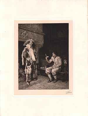 Original Signed Etching Story of the Campaign, by Stephen James Ferris by Jean Charles Messionier...