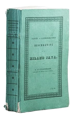 Natuur- en aardrijkskundige beschrijving van het eiland Java.Groningen, J. Oomkens, 1841. 8vo. Wi...