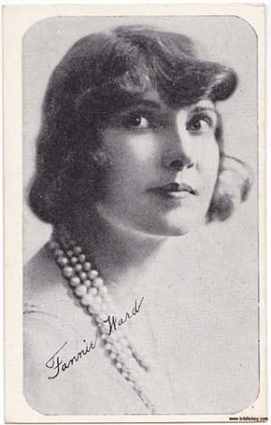 1917 Kromo Gravure Trading Card of Film Star Fannie Ward