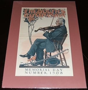 Original 1908 Youth's Companion Memorial Day Cover, Matted Ready to Frame