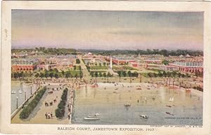 1907 Official Souvenir Postcard Jamestown Exposition , "Raleigh Court Jamestown Exposition. "