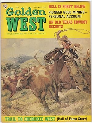 A September 1968 Issue of Golden West Magazine True Stories of the Old West // The Photos in this...