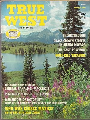 True West Magazine, for October 1971: Wolf Kill Treasure, Nevada // The Photos in this listing ar...
