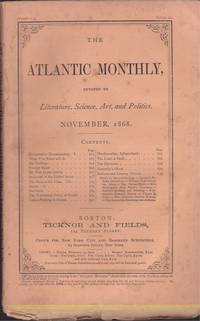 The Atlantic Monthly for November 1868 // The Photos in this listing are of the book that is offe...