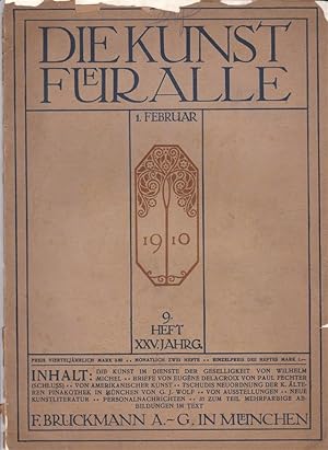 Vintage Magazine Die Kunst Fuer Alle Art for all 1910