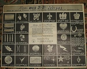 W. L. Stensgaard and Associates Folding Advertisement for "New 3-D Ad-Ons"