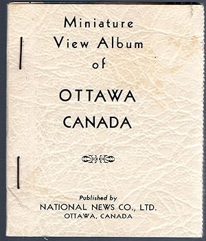 Miniature Postcard View Souvenir Album of Ottawa Canada