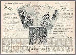 Original 1891 Advertising Calendar Customer Premium from Youth's Companion