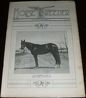 Vintage Issue of the American Horse Breeder Magazine for December 4th, 1912