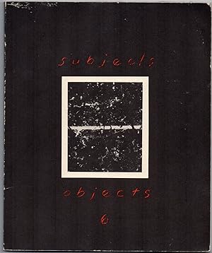 Subjects/objects 6 an Annual Journal for 1988 of Cultural Theory