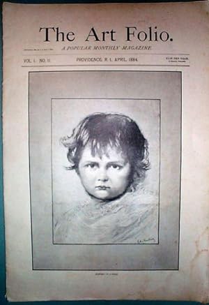 The Art Folio for April 1884 Popular Vintage Monthly Magazine
