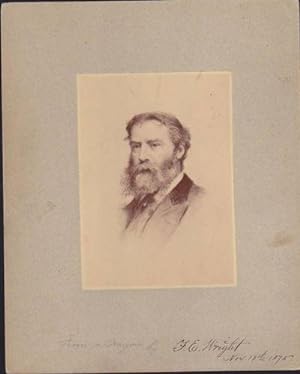 Original 1875 Print of James Russell Lowell