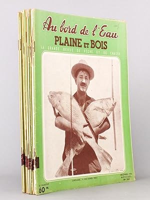 Au bord de l'eau - Plaine et bois , la grande revue de pêche et de chasse , Année 1956 ( lot de 1...