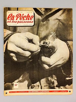 La pêche et les poissons ( année 1959, 20e année, lot de 9 numéros, du n° 163 de mai au n° de 171...