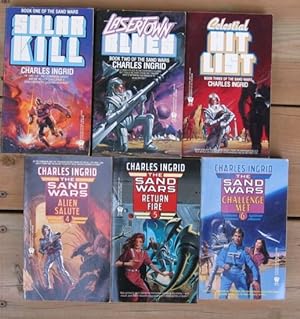Sand Wars: book 1- Solar Kill; book 2 - Lasertown Blues; book 3 - Celestial Hit List; book 4 - Al...