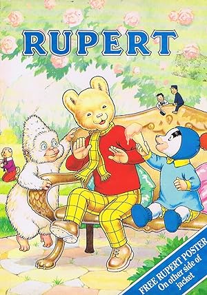Rupert Annual 1990, 70th anniversary edition, with a Poster Dust Jacket