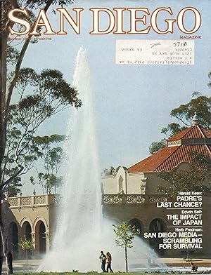 San Diego Magazine Volume 25 No. 5 March 1973 oversize