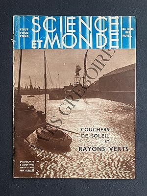 SCIENCE ET MONDE-N°116-3 AOUT 1933
