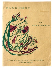 Kandinsky. Om konstnären (About the Artist). Stockholm, Gummesons Konsthandel, 1916.