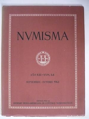 NUMISMA. AÑO XIII. 5 números.