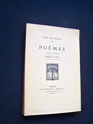 Poèmes imités ou traduits de Shelley -