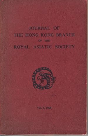 Journal of the Hong Kong Branch of the Royal Asiatic Society, Vol 4, 1964.