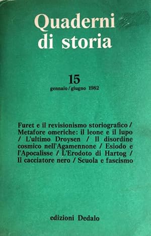 QUADERNI DI STORIA (N. 15, GENNAIO/GIUGNO 1982)