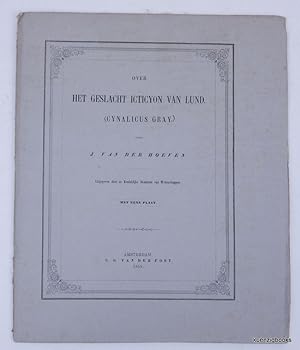 Over Het Geslacht Icticyon Van Lund (Cynalicus Gray)