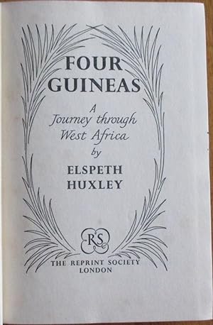 Four Guineas a Journey Through West Africa