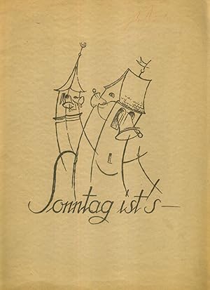 Sonntag ist's. Sechzehn Zeichnungen von Otto Baumberger mit Versen von Paul Altheer. Sonderdruck ...