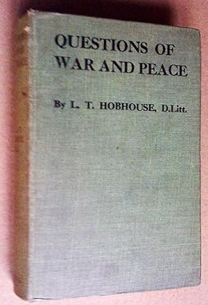 Questions of War and Peace