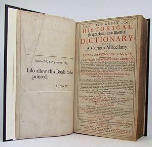 The Great Historical, Geographical and Poetical Dictionary; being a curious miscellany of sacred ...