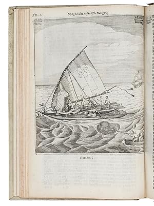 Spieghel der Australische navigatie, . Amsterdam, Michiel Colijn, 1622. With an engraved world ma...