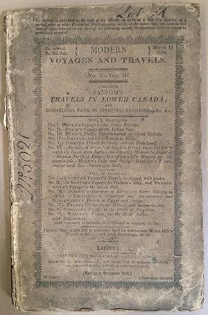 Travels in Lower Canada : with the author's recollections of the soil, and aspect, the morals, ha...