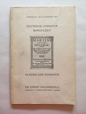 Deutsche Literature Barockzeit: Klassik und Romantik