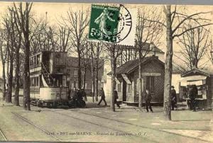 Carte Postale Ancienne - BRY-sur-MARNE; - Station du Tramway. - 1210