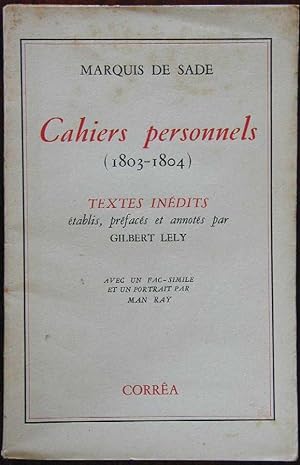 Cahiers personnels (1803-1804)