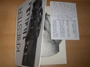 RAINER KRIESTER - SKULPTUREN 1972-1979 *. + ORIG.-GRAPHIK + AUTOGRAPH.