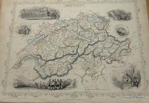 Map of Switzerland 1851