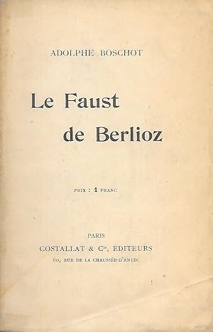 Le Faust de Berlioz.