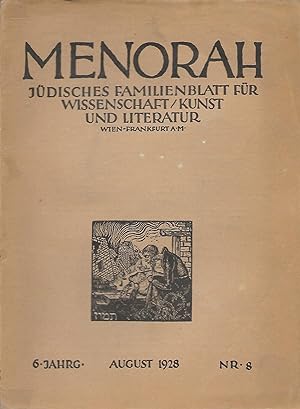 MENORAH. Jüdisches Familienblatt für Wissenschaft-Kunst und Literatur.